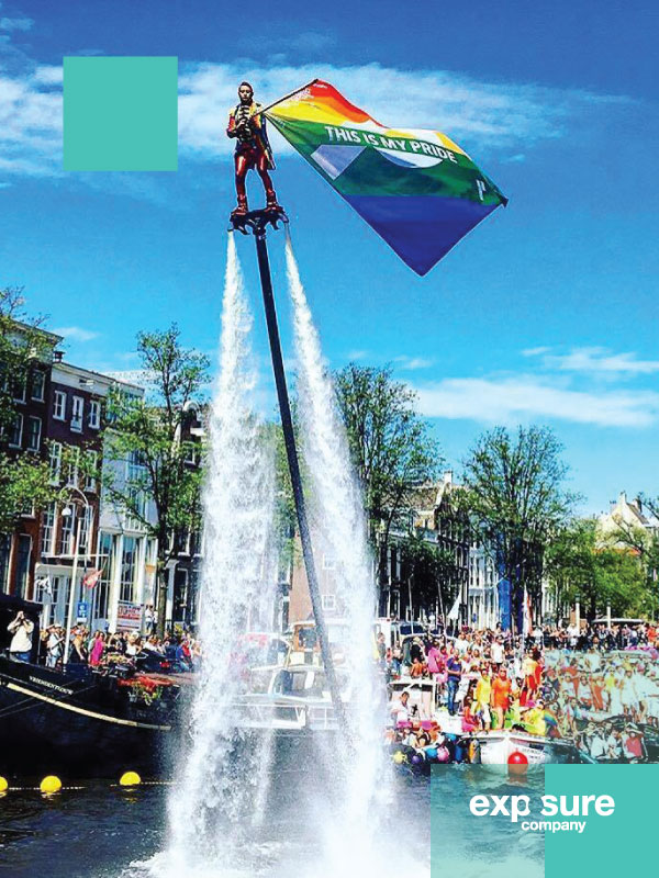 vlag pride amsterdam